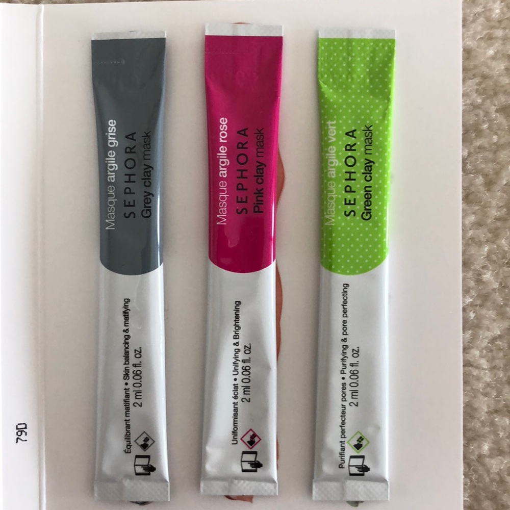 3 Pack Clay Face Masks